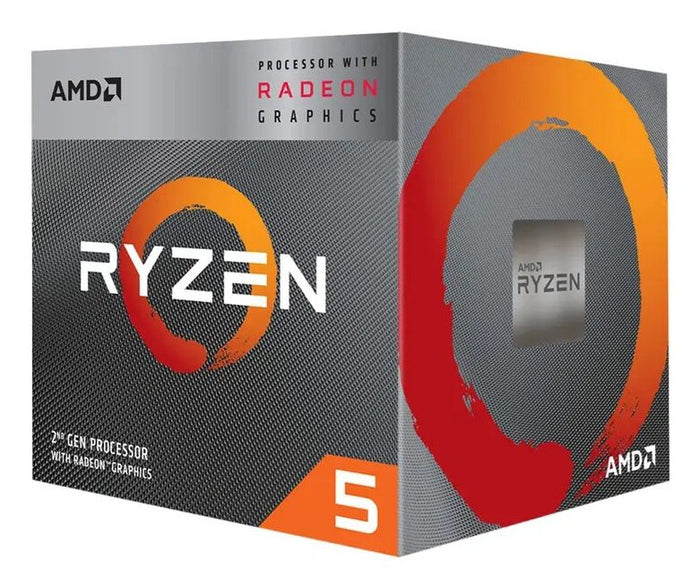 AMD Ryzen 5 3400G 4 Core Processor | Socket AM4 3.7 GHz 4MB Cache | Cooler Included | Radeon RX Vega 11