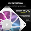 Corsair iCUE LINK RX120 RGB Case Fan | 120mm 2100 RPM 73.5 CFM PWM RGB Magnetic levitation bearing White