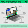 HP Chromebook 15a-nb0006na Intel® N N100 39.6 cm (15.6") HD 4 GB LPDDR5-SDRAM 128 GB UFS Wi-Fi 6 (802.11ax) ChromeOS Silver