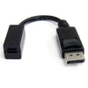 StarTech.com 6in (15cm) DisplayPort to Mini DisplayPort Cable - 4K x 2K UHD Video - DisplayPort Male to Mini DisplayPort Female Adapter Cable - DP Computer to mDP 1.2 Monitor Extension Cable