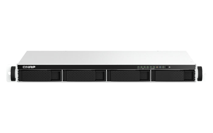 QNAP TS-464eU Rack (1U) NAS | 4-bay, HDD & SSD, Intel Celeron CPU, 8 GB GB RAM, 2 x LAN Ports