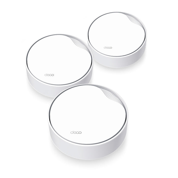 TP-LINK Whole Home Mesh WiFi 6 System with PoE AX3000 Dual-band Wi-Fi 6 Mesh System | 3-Pack, White
