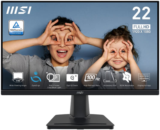 MSI Pro PRO MP225V 22" Full HD Monitor | 1920 x 1080 100Hz HDMI VGA