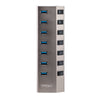 StarTech 7-Port Self-Powered USB-C Hub with Individual On/Off Switches, USB 3.0 5Gbps Expansion Hub w/Power Supply, Desktop/Laptop USB-C to USB-A Hub, USB Type C Hub w/BC 1.2