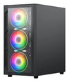 Vida Lucid ARGB PC Case Black | Liquid Cooling Support