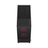 Fractal Design Pop Air RGB Tower PC Case Black, Magenta | Liquid Cooling Support