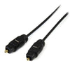 StarTech 15 ft Thin Toslink Digital Optical SPDIF Audio Cable