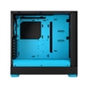 Fractal Design Pop Air RGB Tower PC Case Black, Cyan | Liquid Cooling Support