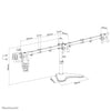Neomounts by Newstar monitor desk stand