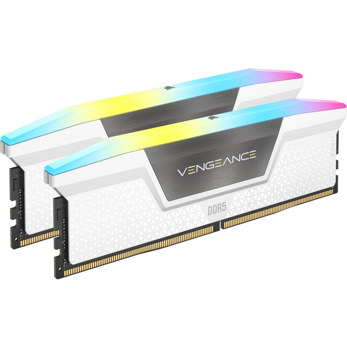 Corsair Vengeance 32 GB (2x16 GB) DDR5 6400 MHz Memory Kit | CL36, XMP, Heatsink, ARGB