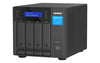 QNAP TVS-H474 Tower NAS | 4-bay, HDD & SSD, Intel Pentium CPU, 8 GB GB RAM, 2 x LAN Ports