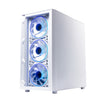 GTR Gaming PC | Intel Core i5 12400F | RTX 5050 8GB | 16GB DDR4 RAM | 1TB NVMe SSD | 600W 80+ Bronze PSU | Windows 11 | Wi-Fi - ARGB Glass-White Case