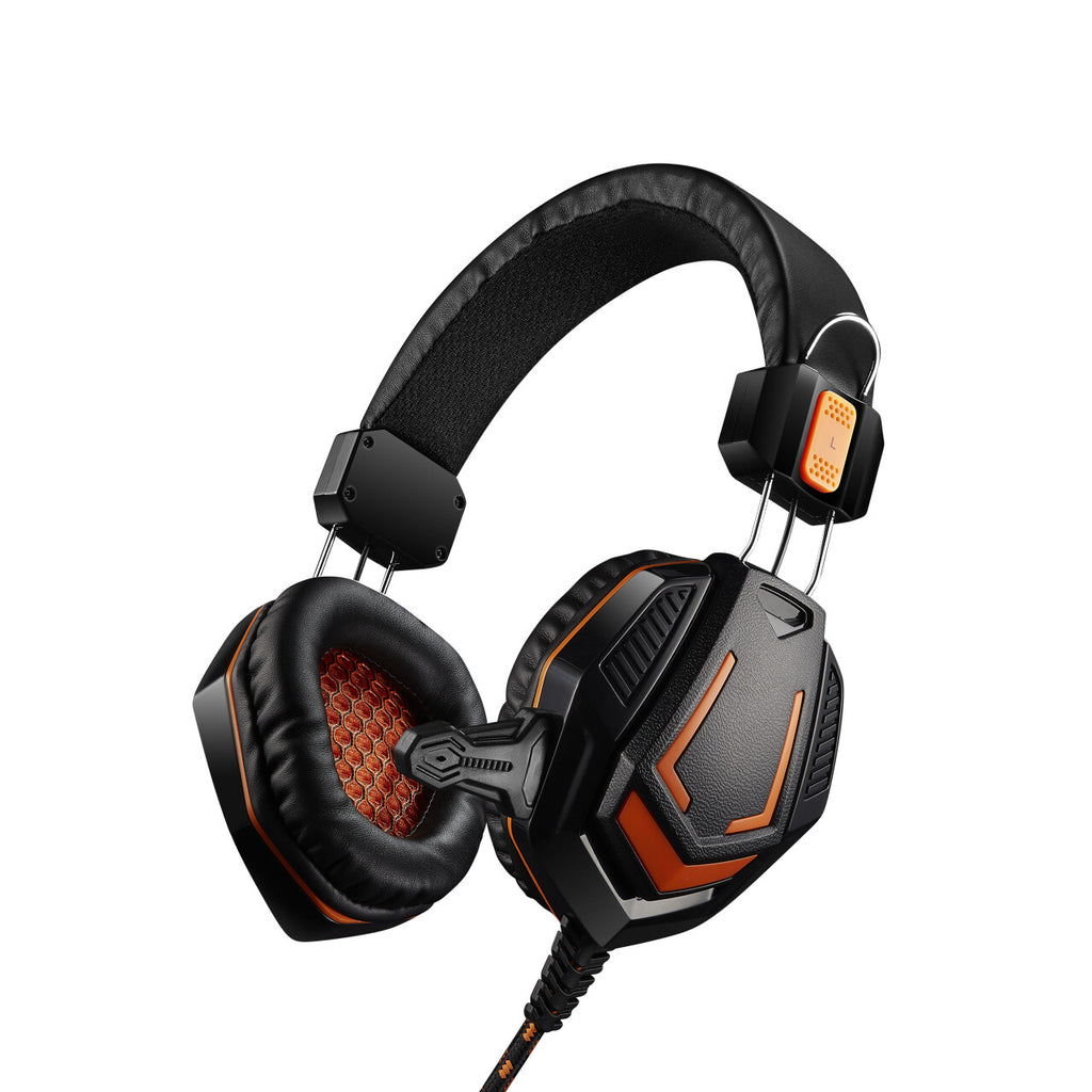 Multiplatform Gaming Headset Wired Head band Black Orange