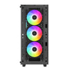 DeepCool CC560 ARGB V2 Midi Tower PC Case Black | Liquid Cooling Support