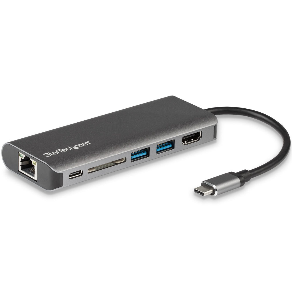 .com USB C Multiport Adapter Portable USB C Dock to 4K HDMI 2 pt USB 3.0 Hub SD SDHC GbE 60W PD Pass Through USB Type C Thunderbolt 3 REPLACED DKT30CHSDPD1