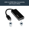 StarTech.com USB-C to HDMI Adapter with 4K 30Hz - Black