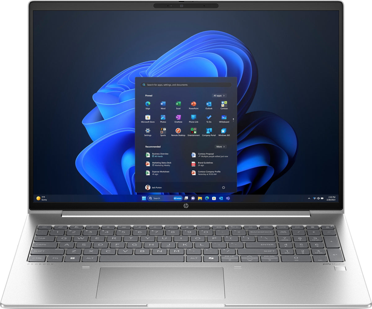 HP ProBook 465 G11 AMD Ryzen™ 7 7735U Laptop 40.6 cm (16") WUXGA 16 GB DDR5-SDRAM 512 GB SSD Wi-Fi 6E (802.11ax) Windows 11 Pro Silver
