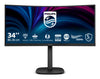 Philips 3000 series 34B2U3600C/00 34" Wide Quad HD Curved Monitor | 3440 x 1440 120Hz USB-C HDMI DP