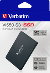 Verbatim Vi550 S3 512 GB PC/Laptop Internal SSD | 3D NAND Serial ATA III 2.5