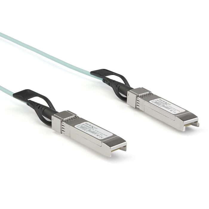 StarTech Dell EMC AOC-SFP-10G-5M Compatible 5m/16.4ft 10G SFP+ to SFP+ AOC Cable - 10GbE SFP+ Active Optical Fiber - 10Gbps SFP Plus/Mini GBIC/Transceiver Module Cable - ~Dell EMC AOC-SFP-10G-5M Compatible 5m/16.4ft 10G SFP+ to SFP+ AOC Cable - 10GbE