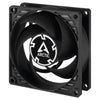ARCTIC P8 Pressure-optimised Fan | 80mm 3000 RPM 23.4 CFM PWM Fluid Dynamic Bearing (FDB) Black