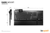 be quiet! Dark Mount Silent Linear UK ISO keyboard Gaming USB QWERTY UK English Black