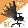 Anda Seat Jungle 2 PC gaming chair Upholstered padded seat Black, Yellow