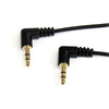 StarTech 3 ft Slim 3.5mm Right Angle Stereo Audio Cable - M/M