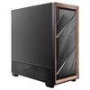 Antec FLUX SE Midi Tower PC Case Black, Wood | Liquid Cooling Support
