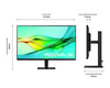 Samsung ViewFinity LS32D600UAU 32" Quad HD Monitor | 2560 x 1440 100Hz HDMI DP