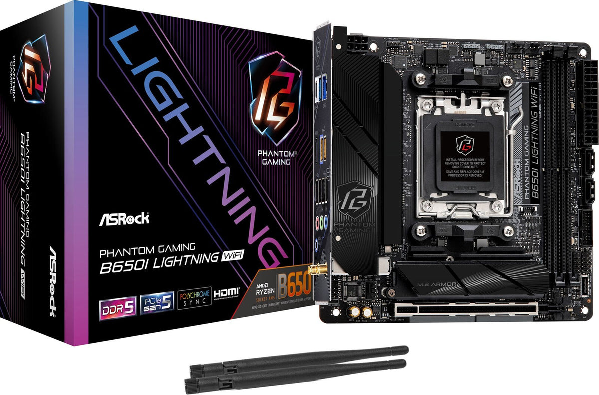 Asrock B650I Lightning WiFi AMD B650 Socket AM5 mini ITX