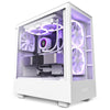 NZXT H5 Elite Midi Tower PC Case White | Liquid Cooling Support