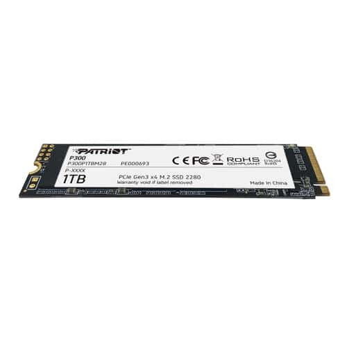 Patriot Memory P300 1 TB PC/Laptop Internal SSD | NVMe PCI Express 3.0 M.2
