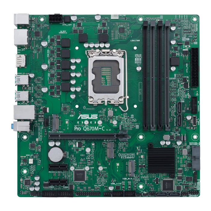 ASUS PRO Q670M-C-CSM mATX Motherboard | LGA1700 | 4x DDR5 Slots