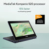 ASUS Chromebook CZ11 Flip CZ1104FM2A-NS0144 11.6" Touch Laptop | MediaTek Kompanio 520 8 GB 64 GB eMMC ChromeOS