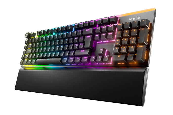 be quiet! Light Mount Silent Linear UK ISO keyboard Gaming USB QWERTY UK English Black