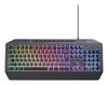 Trust GXT 836 Evocx Gaming Keyboard | Wired, QWERTY, Full-size (100%), Black, Backlit