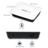 StarTech USB 3.0 to Gigabit Ethernet NIC Network Adapter with 3 Port Hub - White