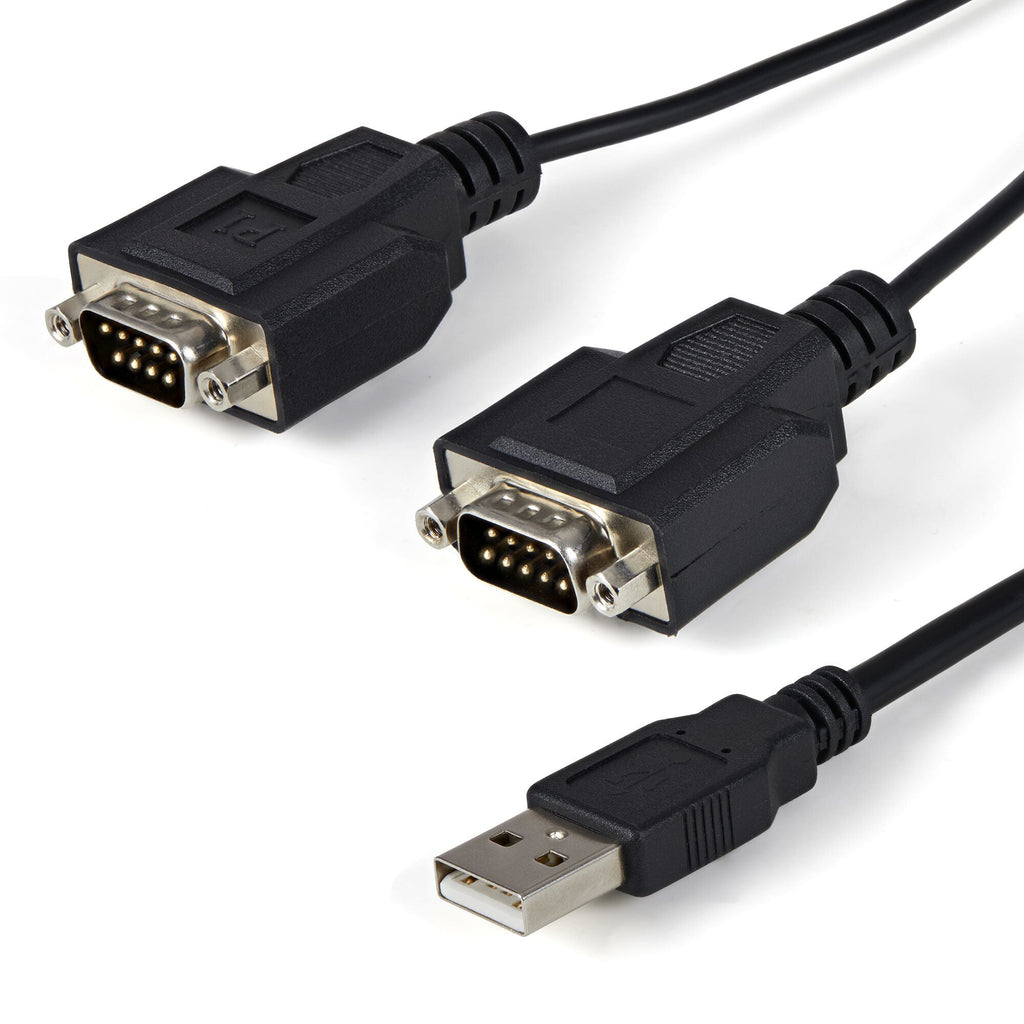 .com 2 Port FTDI USB to Serial RS232 Adapter Cable COM Retention
