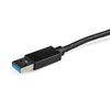StarTech.com USB 3.0 to Dual HDMI Adapter - 1x 4K 30Hz & 1x 1080p - External Video & Graphics Card - USB Type-A to HDMI Dual Monitor Display Adapter - Supports Windows Only - Black