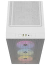Corsair CC-9011256-WW ARGB Midi Tower PC Case White | Liquid Cooling Support