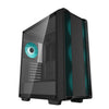 DeepCool CC560 V2 RGB Midi Tower PC Case Black | Liquid Cooling Support