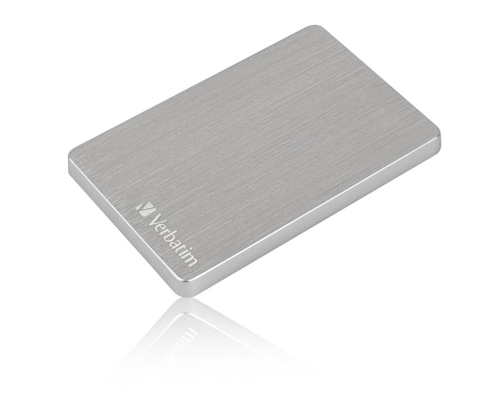 Verbatim Store 'n' Go ALU Slim Portable Hard Drive 1TB Silver 1 TB 2.5" External HDD | USB 3.2  Silver