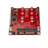 StarTech Dual-Slot M.2 Drive to SATA Adapter for 2.5" Drive Bay - RAID