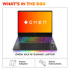 HP OMEN MAX Gaming 16-ak0001na Copilot+ PC AMD Ryzen AI 9 375 Laptop 40.6 cm (16") WQXGA 32 GB DDR5-SDRAM 1 TB SSD NVIDIA GeForce RTX 5070 Ti Wi-Fi 7 (802.11be) Windows 11 Home Black
