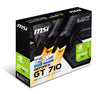 MSI GeForce GT 710 2 GB GDDR3 Graphics Card | PCIe 2.0 x16 | 1 x HDMI | Passive Cooling