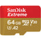 SanDisk Extreme 64 GB MicroSDXC UHS-I Class 10