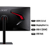 Acer Nitro XV5 Nitro XV345CURX0 - 34" UltraWide Quad HD (3440x1440), Curved 1000R, 200Hz, 0.5ms, HDR10, AMD FreeSync Gaming Monitor