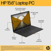 HP 15-fc0045na AMD Ryzen™ 3 7320U Laptop 39.6 cm (15.6") Full HD 8 GB LPDDR5-SDRAM 256 GB SSD Wi-Fi 6 (802.11ax) Windows 11 Home Black