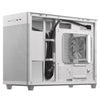 ASUS Prime AP201 MicroATX Mini Tower PC Case White | Liquid Cooling Support